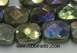 CLB688 15.5 inches 15mm faceted square AB-color labradorite beads