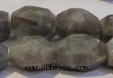 CLB703 15.5 inches 13*18mm - 16*22mm faceted nuggets labradorite beads