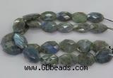 CLB770 15.5 inches 20*25mm - 22*30mm faceted freeform labradorite beads