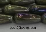 CLB781 15.5 inches 10*30mm teardrop AB-color labradorite beads