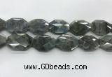 CLB799 25*30mm - 25*35mm faceted octagonal labradorite beads