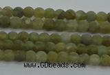 CLB870 15.5 inches 3mm round matte labradorite gemstone beads