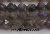 CLB974 15.5 inches 12mm faceted nuggets labradorite gemstone beads