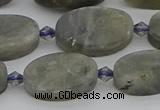 CLB977 15.5 inches 12*20mm oval labradorite gemstone beads