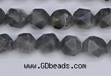 CLB986 15.5 inches 6mm faceted nuggets labradorite beads wholesale