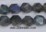 CLB988 15.5 inches 10mm faceted nuggets labradorite beads wholesale