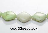 CLE14 rhombic 10*10mm lemon turquoise gemstone beads Wholesale