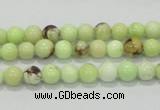 CLE31 15.5 inches 6mm round lemon turquoise beads wholesale