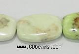 CLE43 15.5 inches 22*30mm rectangle lemon turquoise beads wholesale