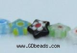 CLG513 16 inches 10*10mm star lampwork glass beads wholesale