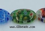 CLG590 16 inches 13*18mm oval lampwork glass beads wholesale