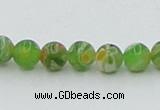 CLG602 16 inches 6mm round lampwork glass beads wholesale