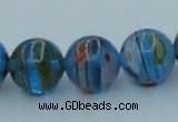 CLG605 16 inches 10mm round lampwork glass beads wholesale