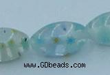 CLG615 3PCS 16 inches 10*16mm rice lampwork glass beads wholesale