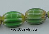 CLG638 5PCS 16 inches 10*14mm oval lampwork glass beads wholesale