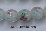 CLG751 15.5 inches 10mm round lampwork glass beads wholesale