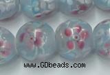 CLG759 15 inches 12mm round lampwork glass beads wholesale