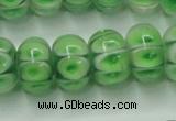 CLG774 14 inches 8*12mm rondelle lampwork glass beads wholesale