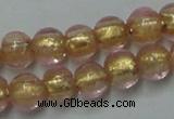 CLG830 12 inches 6mm round lampwork glass beads wholesale