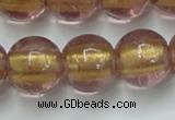 CLG841 15.5 inches 12mm round lampwork glass beads wholesale