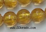 CLG842 15.5 inches 12mm round lampwork glass beads wholesale