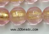 CLG845 15.5 inches 14mm round lampwork glass beads wholesale