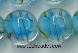 CLG854 15.5 inches 18mm round lampwork glass beads wholesale