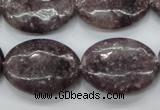 CLI30 15.5 inches 18*25mm oval lilac jasper beads wholesale