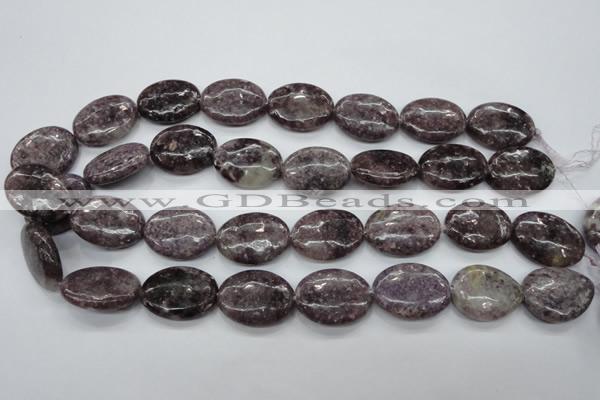 CLI30 15.5 inches 18*25mm oval lilac jasper beads wholesale