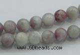 CLI52 15.5 inches 8mm round natural lilac jasper beads wholesale