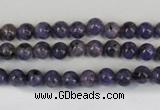 CLJ213 15.5 inches 6mm round dyed sesame jasper beads wholesale