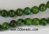 CLJ220 15.5 inches 8mm round dyed sesame jasper beads wholesale