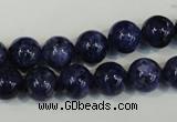 CLJ234 15.5 inches 10mm round dyed sesame jasper beads wholesale