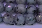 CLJ424 15.5 inches 12mm faceted round sesame jasper beads