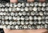 CLJ501 15.5 inches 4mm,6mm,8mm,10mm & 12mm round sesame jasper beads