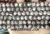 CLJ503 15.5 inches 4mm,6mm,8mm,10mm & 12mm round sesame jasper beads