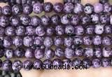 CLJ513 15.5 inches 4mm,6mm,8mm,10mm & 12mm round sesame jasper beads