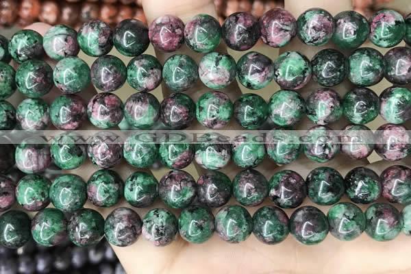 CLJ528 15.5 inches 4mm,6mm,8mm,10mm & 12mm round sesame jasper beads