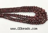 CLJ615 6mm - 14mm round sesame jasper graduated beads