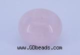 CLO01 19*30mm rondelle loose rose quartz gemstone beads wholesale