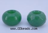 CLO22 19*30mm rondelle loose green aventurine gemstone beads wholesale