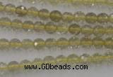 CLQ161 15.5 inches 6mm faceted round natural lemon quartz beads