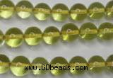 CLQ204 15.5 inches 12mm round natural lemon quartz beads wholesale