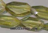 CLQ260 15.5 inches 15*18mm – 20*32mm faceted freeform lemon quartz beads