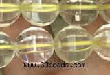 CLQ323 15.5 inches 10mm faceted round natural lemon quartz beads