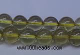 CLQ351 15 inches 6mm round natural lemon quartz beads wholesale