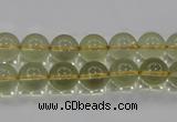 CLQ51 15.5 inches 8mm round natural lemon quartz beads wholesale