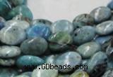 CLR10 16 inches 10*14mm oval larimar gemstone beads wholesale