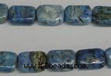 CLR220 15.5 inches 10*14mm rectangle larimar gemstone beads