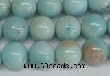 CLR353 15.5 inches 10mm round dyed larimar gemstone beads